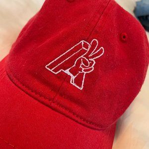 "Peace Up, A-Town Down" Red Baseball Cap